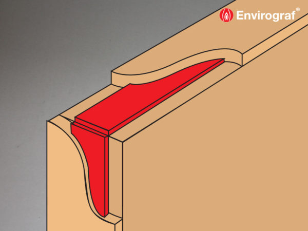 Intumescent Material to Fit Under Door Edging (Product 102)